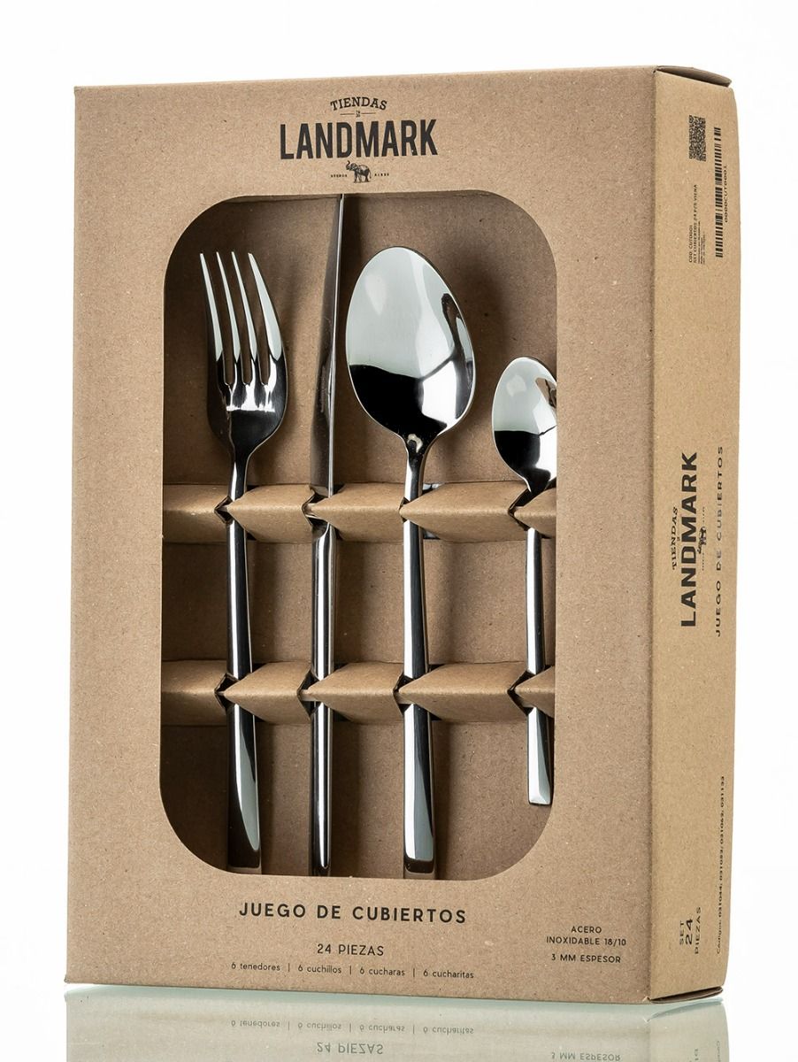 SET CUBIERTOS 24 PZS VIENA