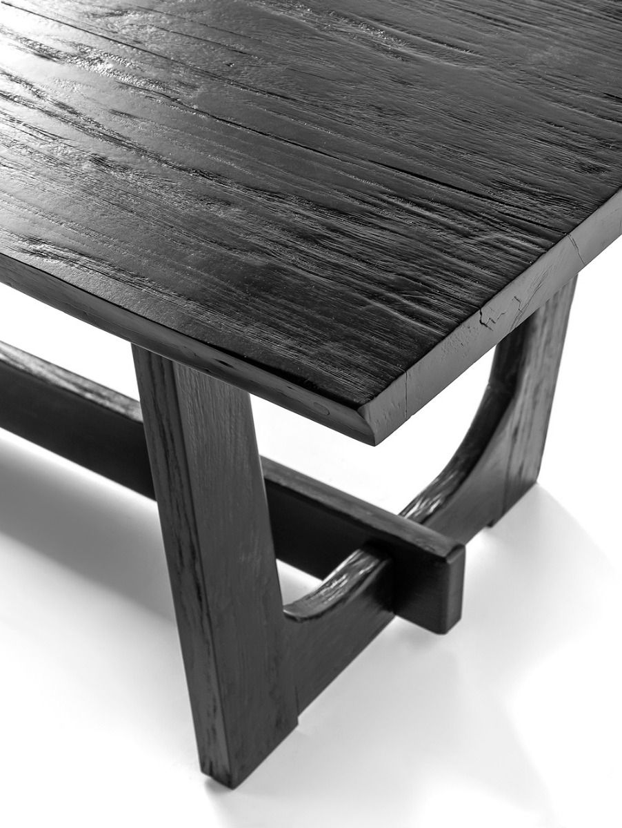 MESA DE COMEDOR OSLO NEGRO 120x280