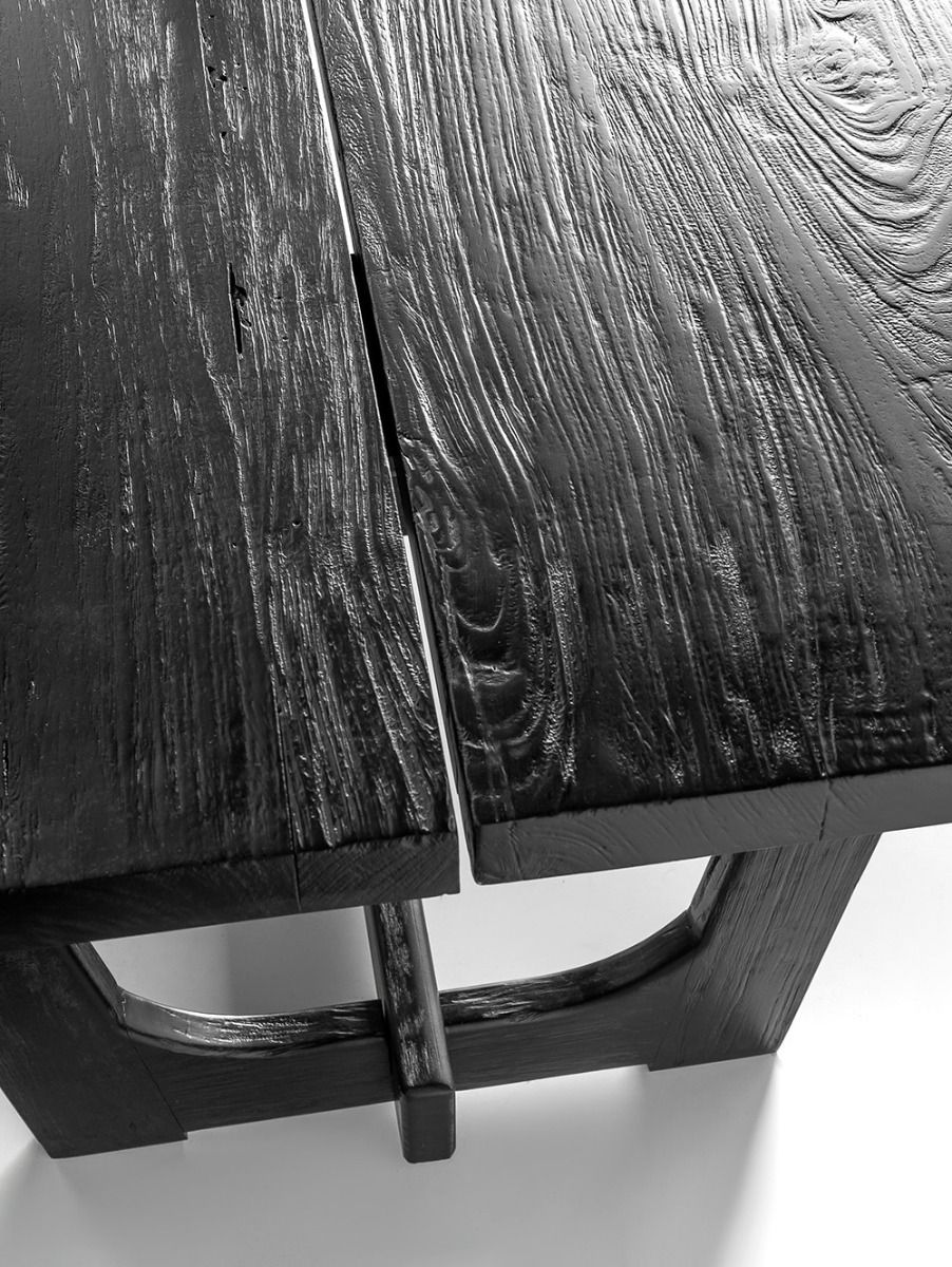 MESA DE COMEDOR OSLO NEGRO 120x280