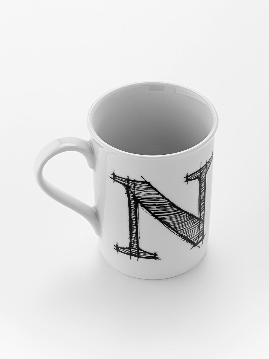 TAZA LETTER N 285CC