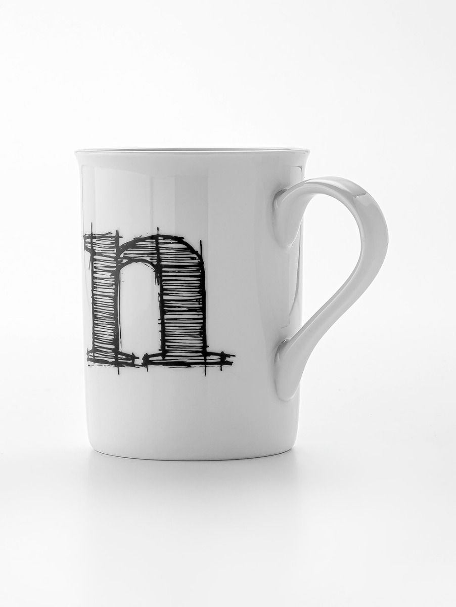 TAZA LETTER N 285CC