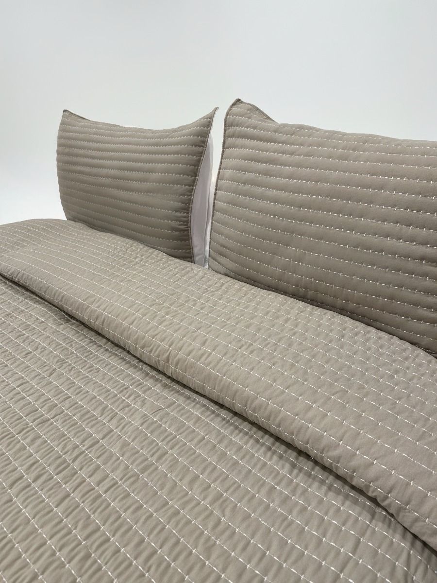 CUBRECAMA CLARISE BICOLOR TWIN TAUPE