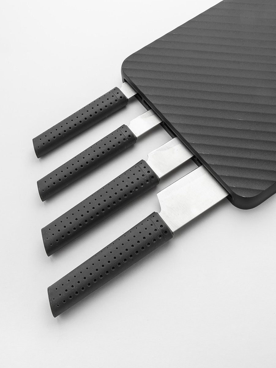 JUEGO DE CUCHILLOS CON BLOQUE ARGOS
