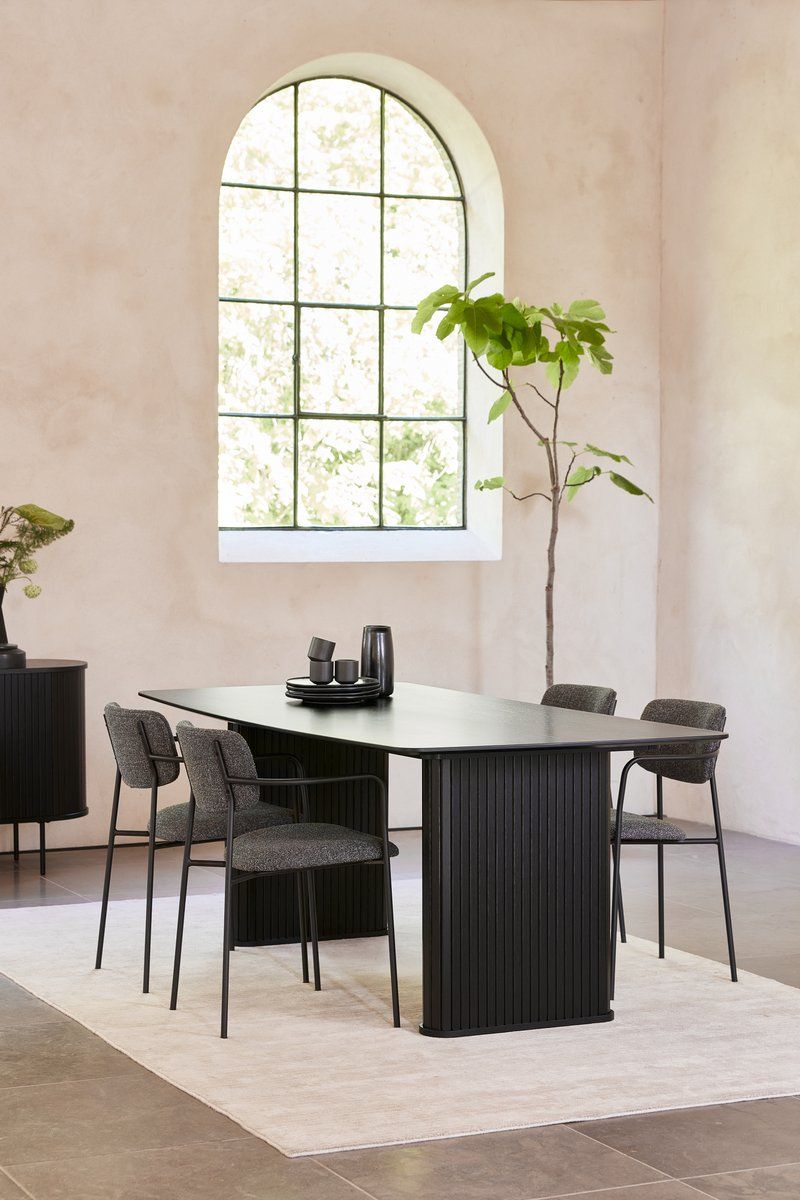 MESA DE COMEDOR LAYLA BLACK 190X100