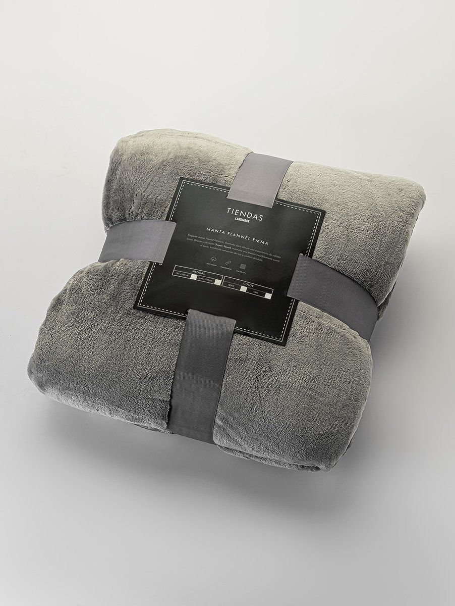 MANTA FLANNEL EMMA GREY 160 X 240