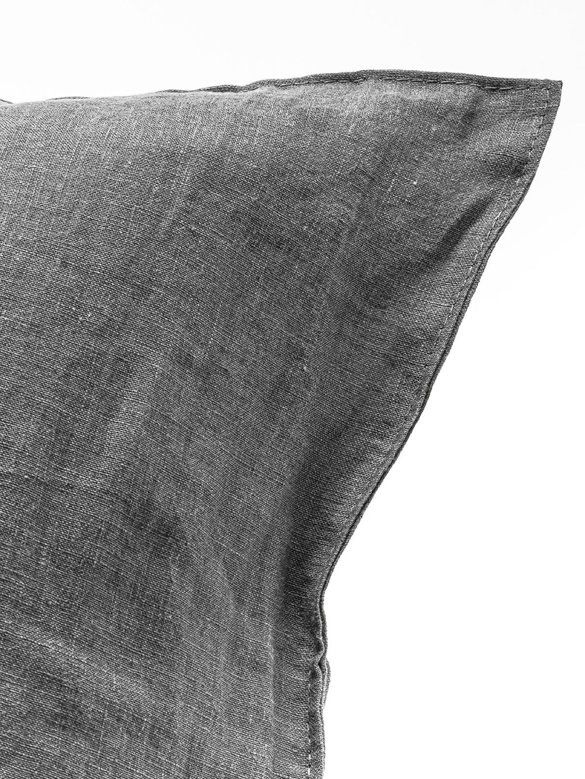 ALMOHADON DE LINO THESS CHARCOAL 50X50