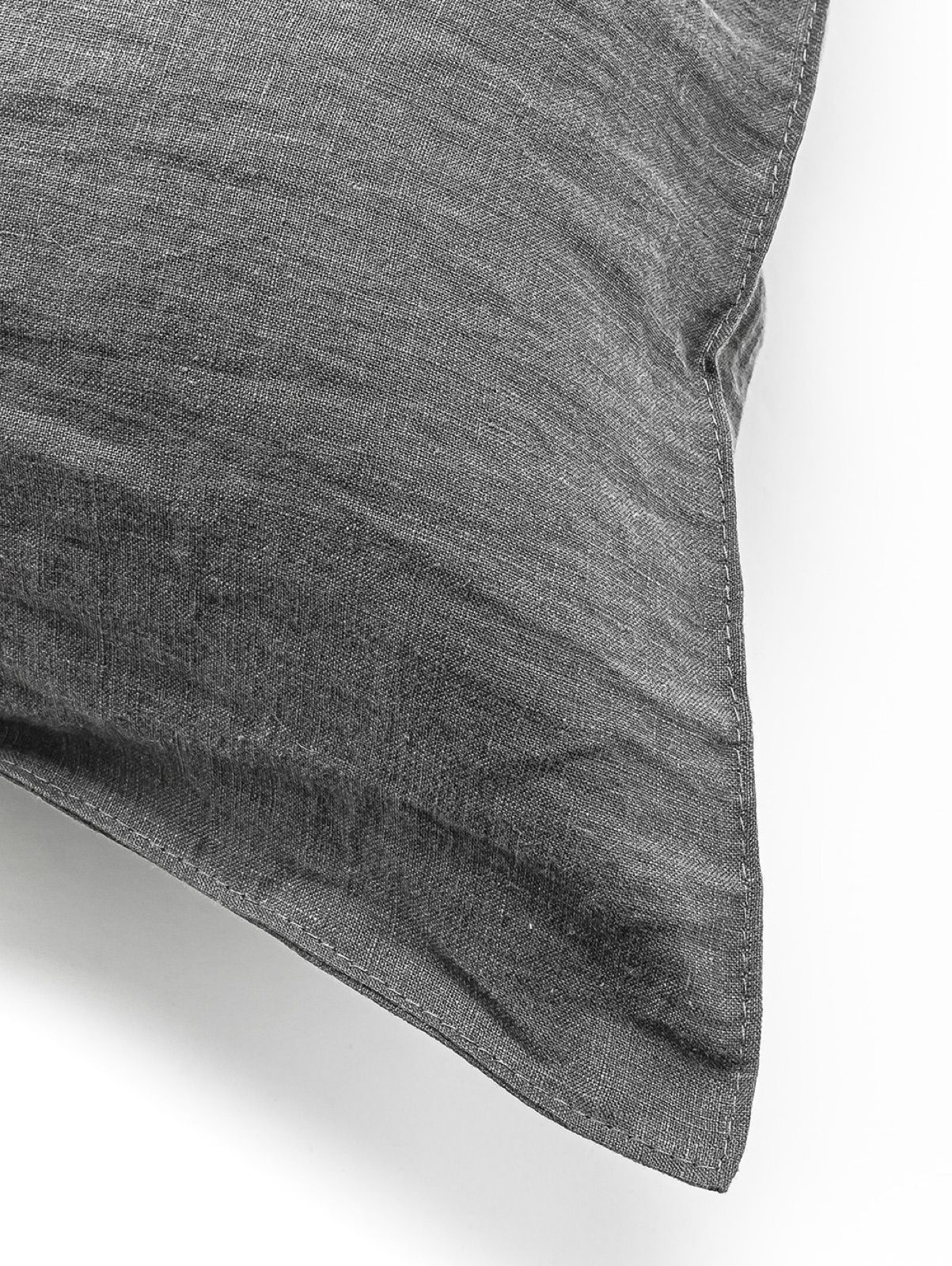 ALMOHADON DE LINO THESS CHARCOAL 50X50
