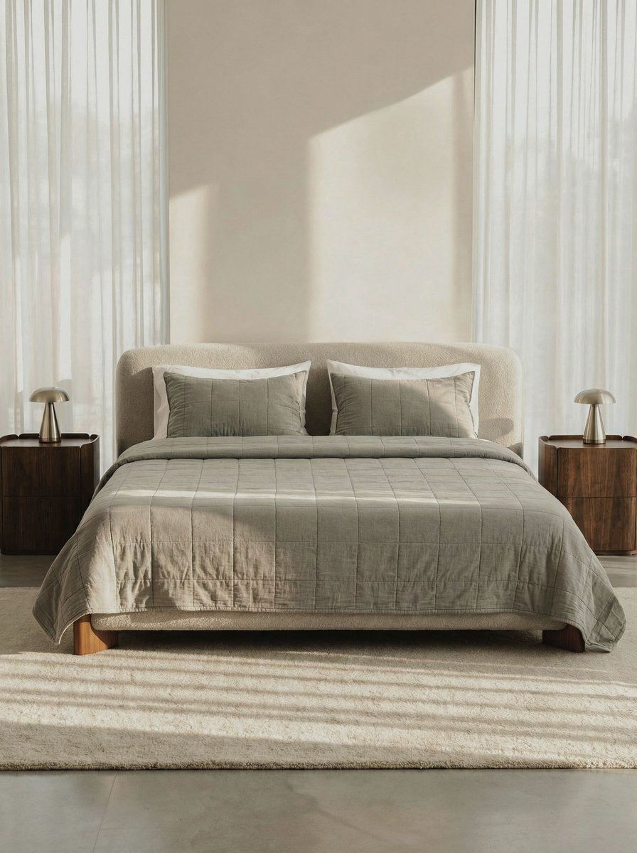 CUBRECAMA AMELIE SUPER KING GRIS