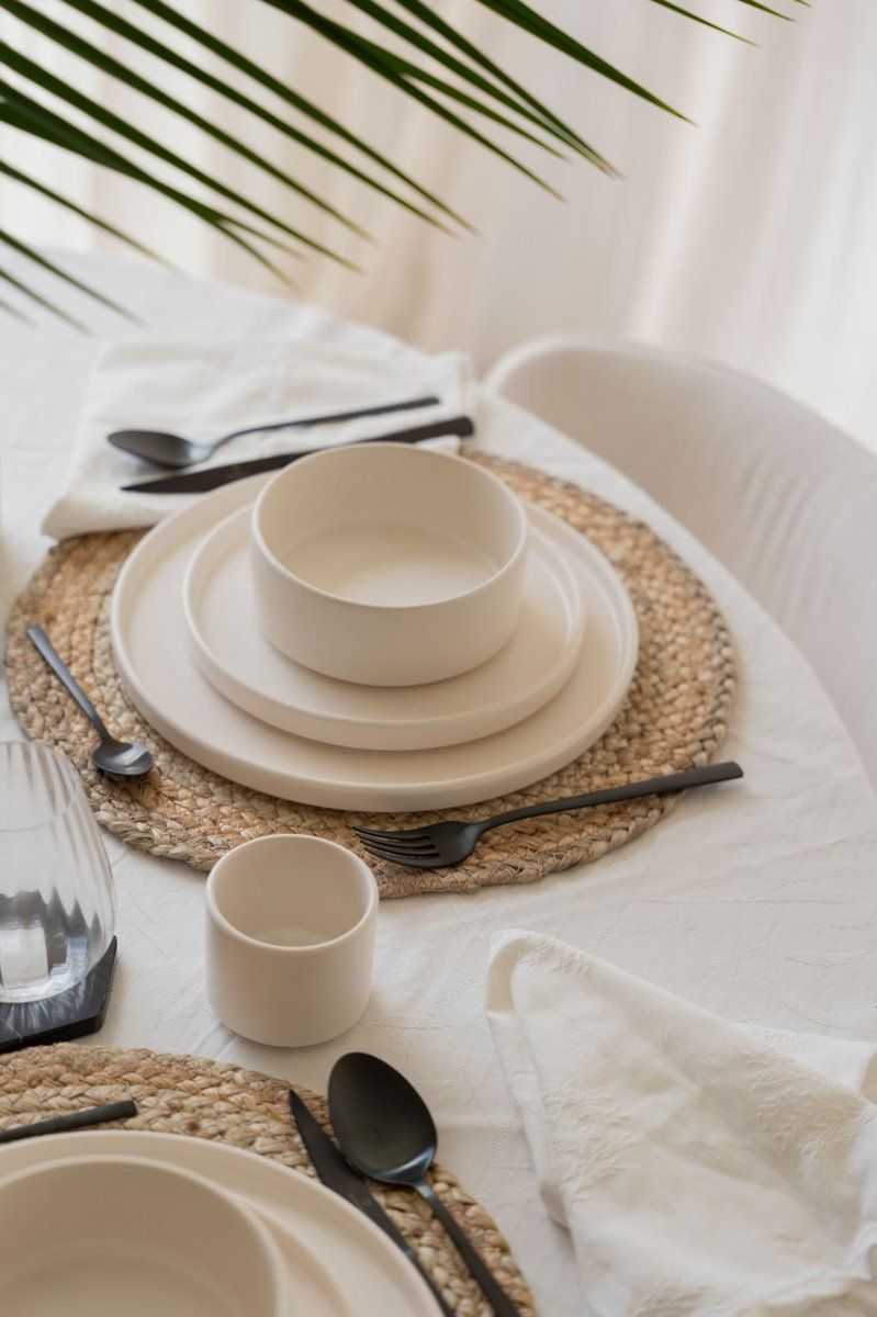 TEA CUP STACKABLE NATURAL