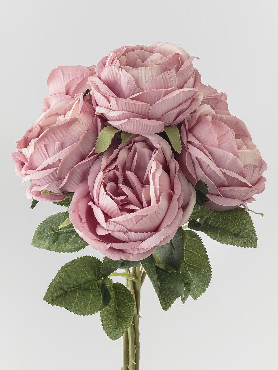 RAMO PEONIA ROSA