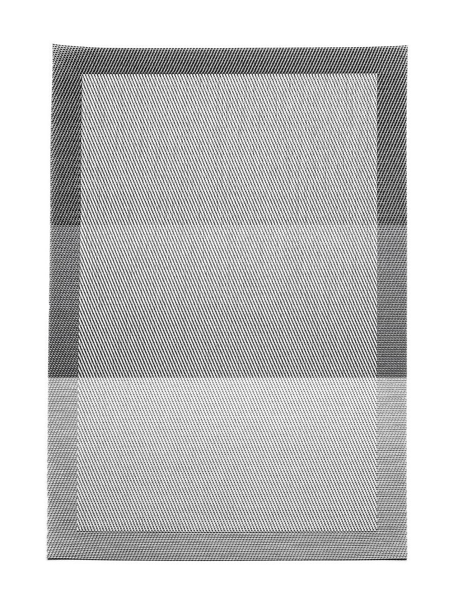 INDIVIDUAL PVC DEGRADE GREY 45X30 CM