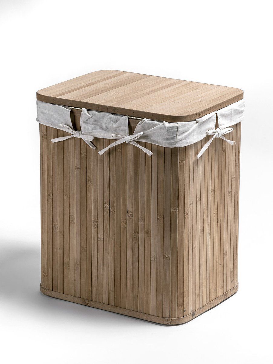 CESTO RECTANGULA BAMBÚ L