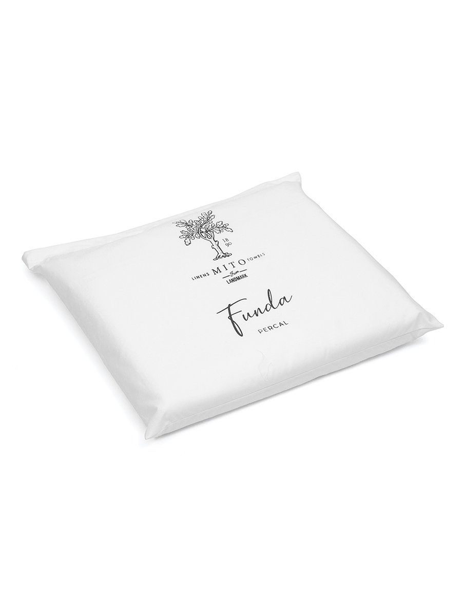 FUNDA DE EDREDON PERCAL BORDADO KING WHITE
