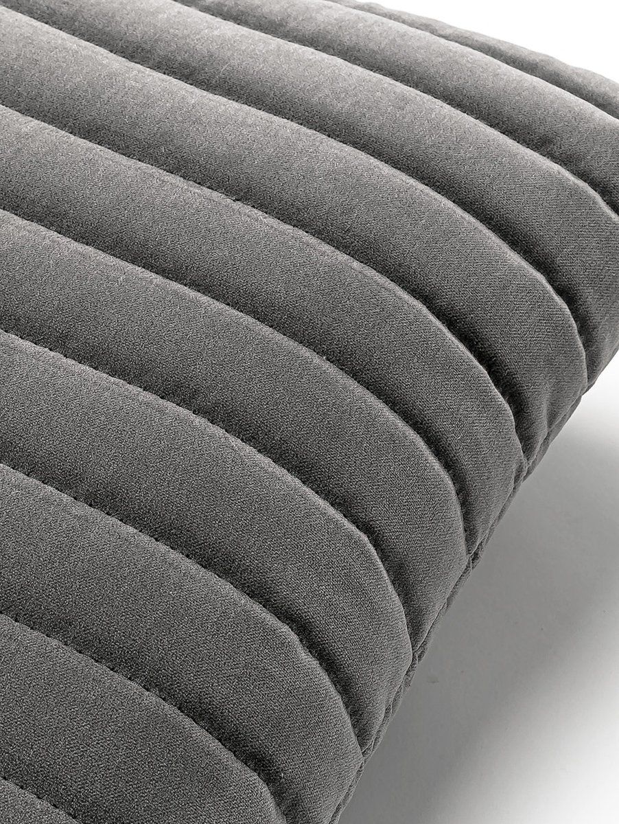 ALMOHADON CANELON GRIS 45 X 45