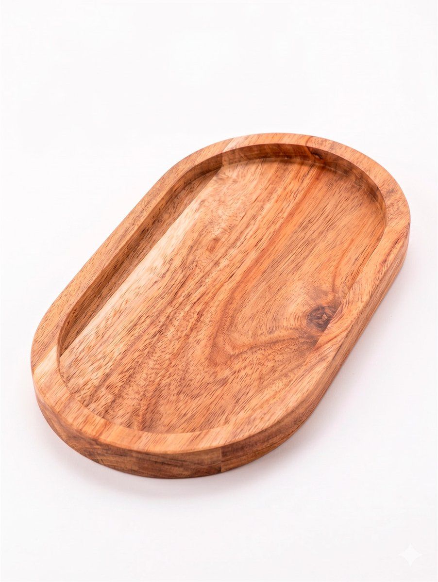 BANDEJA DE ACACIA ARIZONA MARRON 30X20X2