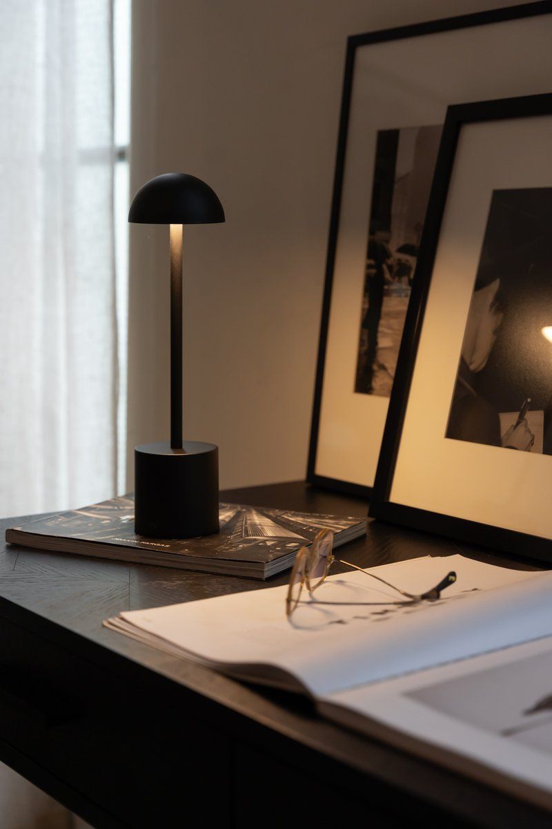 LAMPARA LED RECARGABLE GEORGIA BLACK