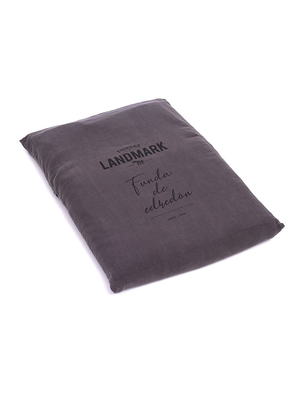 FUNDA DE LINO THESS CHARCOAL QUEEN 230x240