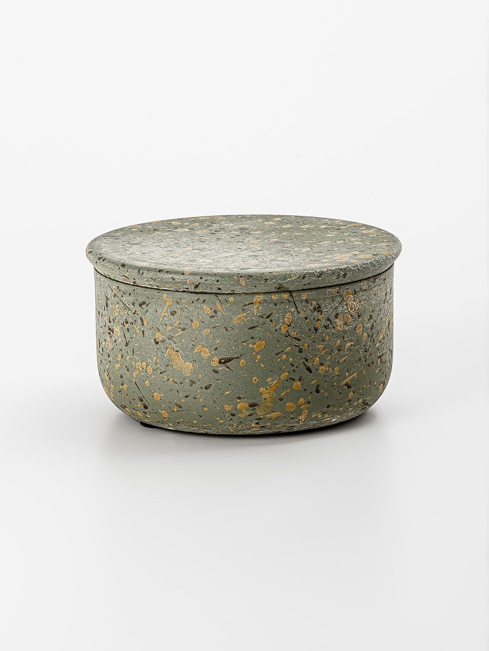 CAJA BRUZ GREEN SPARKLES 12CM