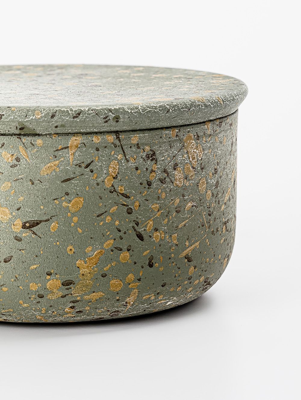 CAJA BRUZ GREEN SPARKLES 12CM