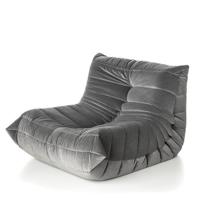 SILLON TOGO VELVET GRIS GRAFITO