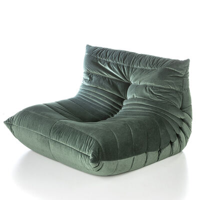 SILLON TOGO VELVET VERDE INGLES