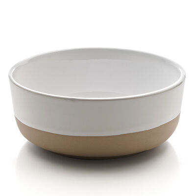 BOWL TOSCANA BLANCO BASE BEIGE 16 CM