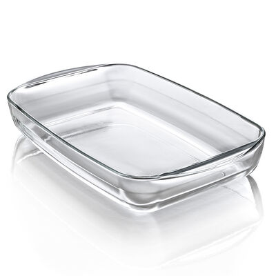 FUENTE DE HORNO RECTANGULAR GLASS 35 CM