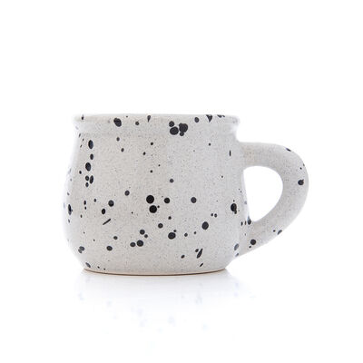 TAZA N2 BLANCO PIEDRA SALP NEGRO