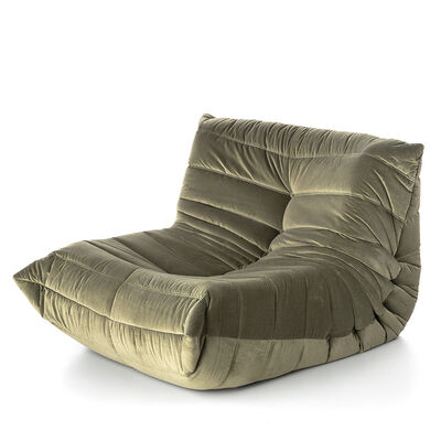 SILLON TOGO VELVET VERDE SECO