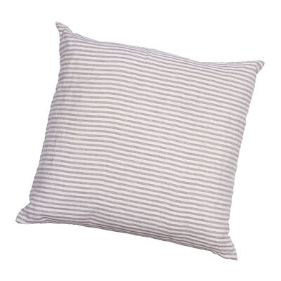 ALMOHADON DE LINO THESS GREY STRIPE 50X0,50