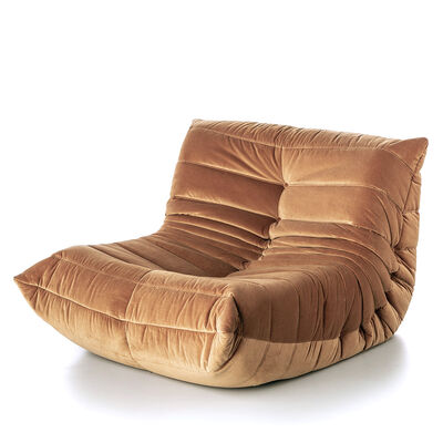 SILLON TOGO VELVET TABACO