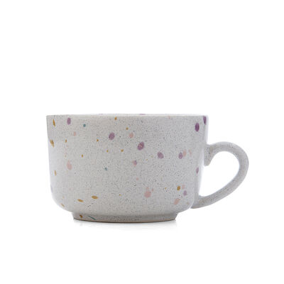 TAZA N3 BLANCO PIEDRA SALP MULTICOLOR PASTEL