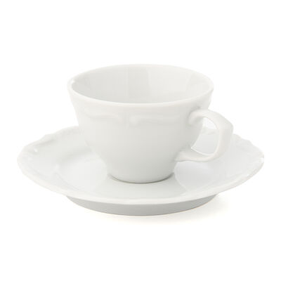 PLATO Y TAZA DE CAFÉ MARIA 75 CC