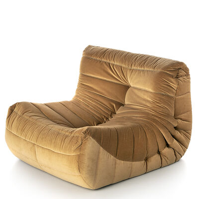 SILLON TOGO VELVET TOSTADO