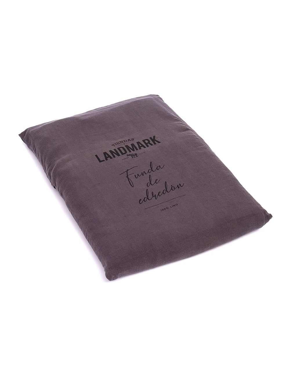 FUNDA DE LINO THESS CHARCOAL QUEEN 230x240