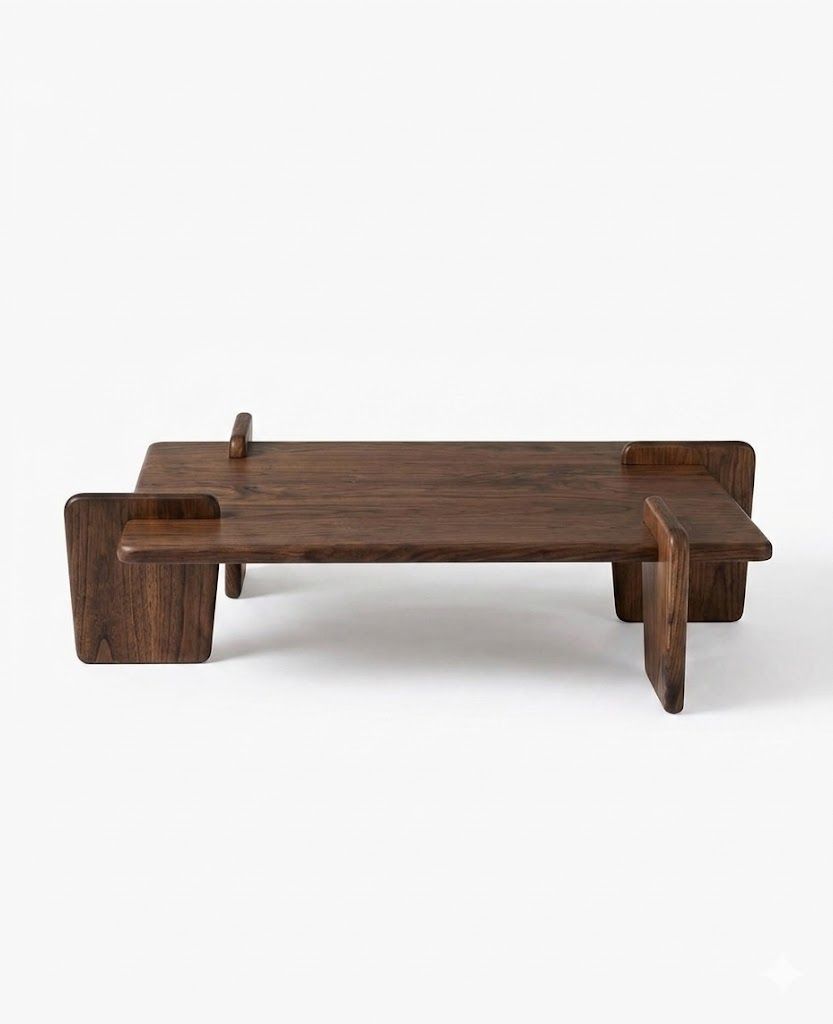MESA BAJA HANSET NOGAL