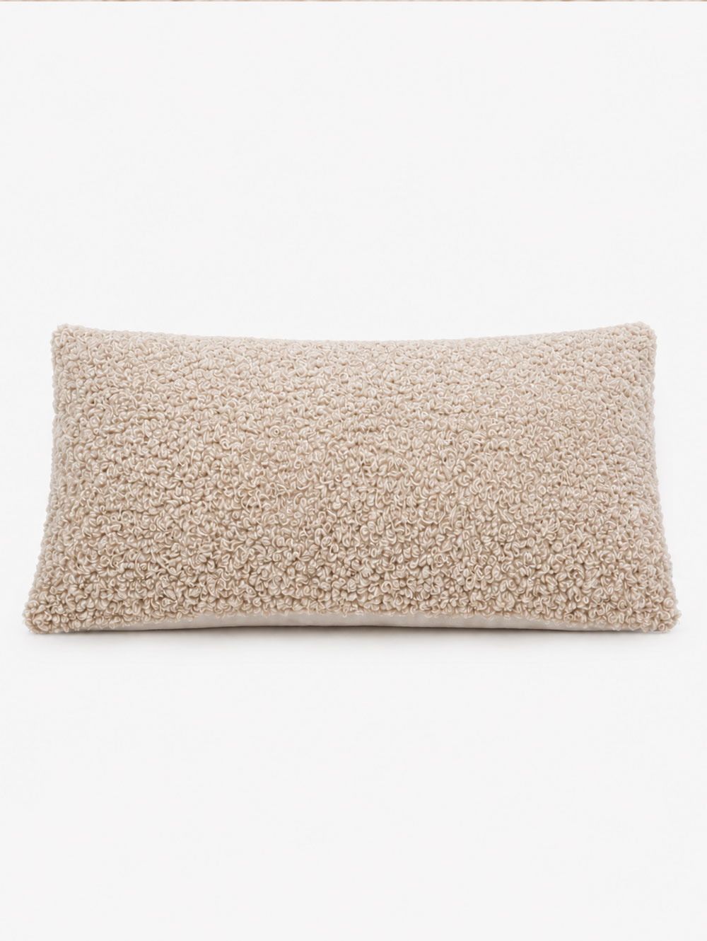 ALMOHADON TEDDY BEIGE RECTANGULAR 30X50