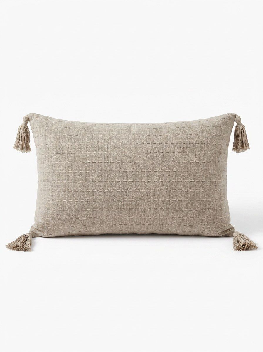 ALMOHADON SURI NATURAL 50X30
