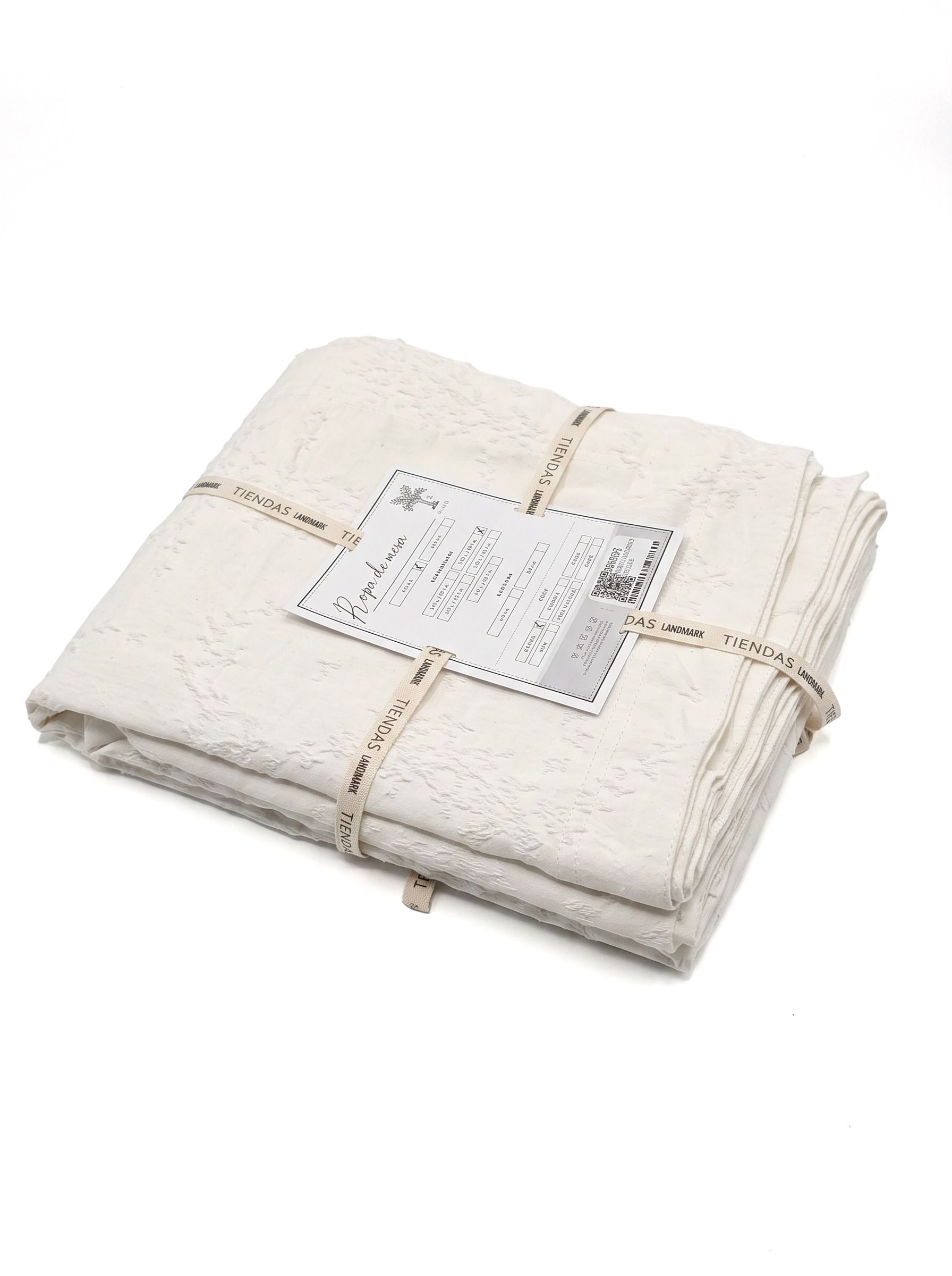 MANTEL GAIA BLANCO 270 X 150