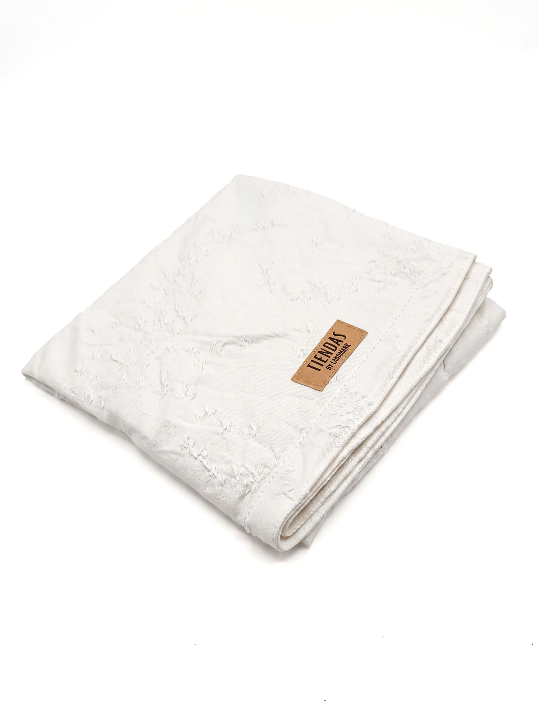 MANTEL GAIA BLANCO REDONDO 140CM DIAM