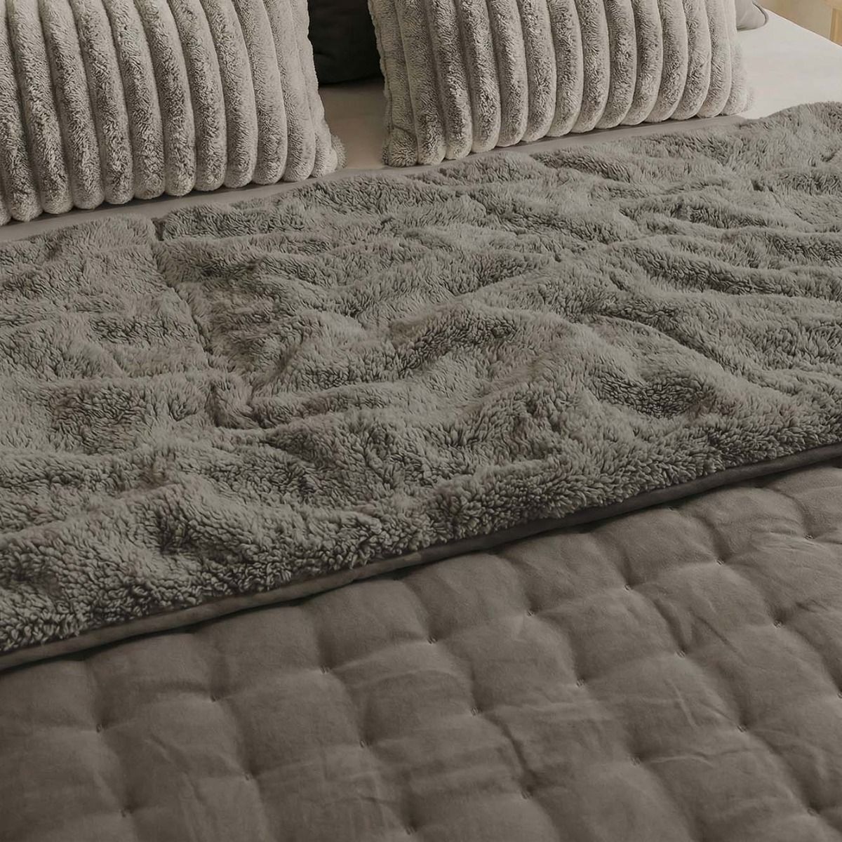 ACOLCHADO EMILY QUEEN DARK GREY