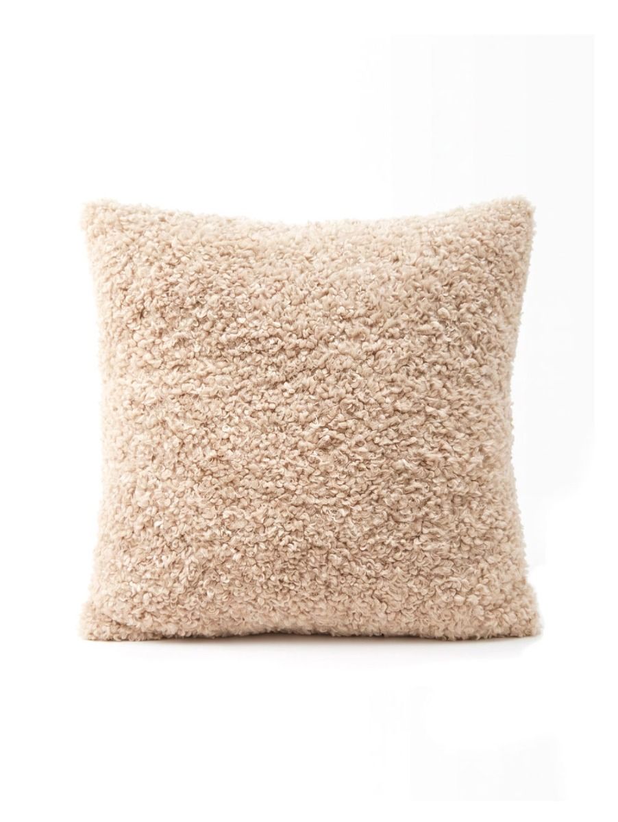 ALMOHADON TEDDY BEIGE 45X45