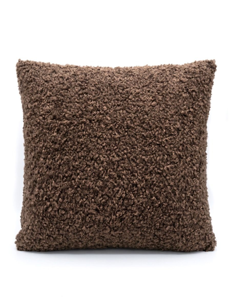 ALMOHADON TEDDY BROWN 45X45