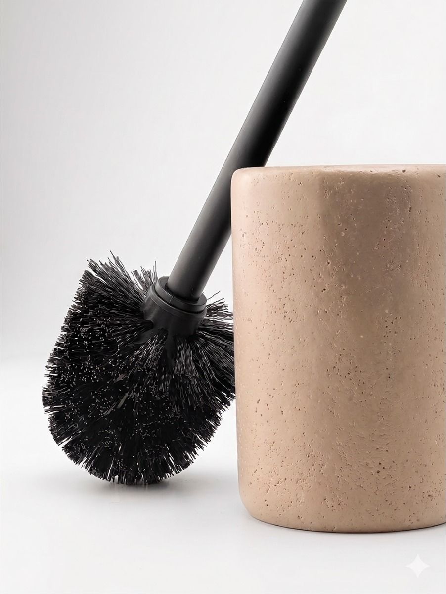 Cepillo Limpia Inodoro Lidia Beige