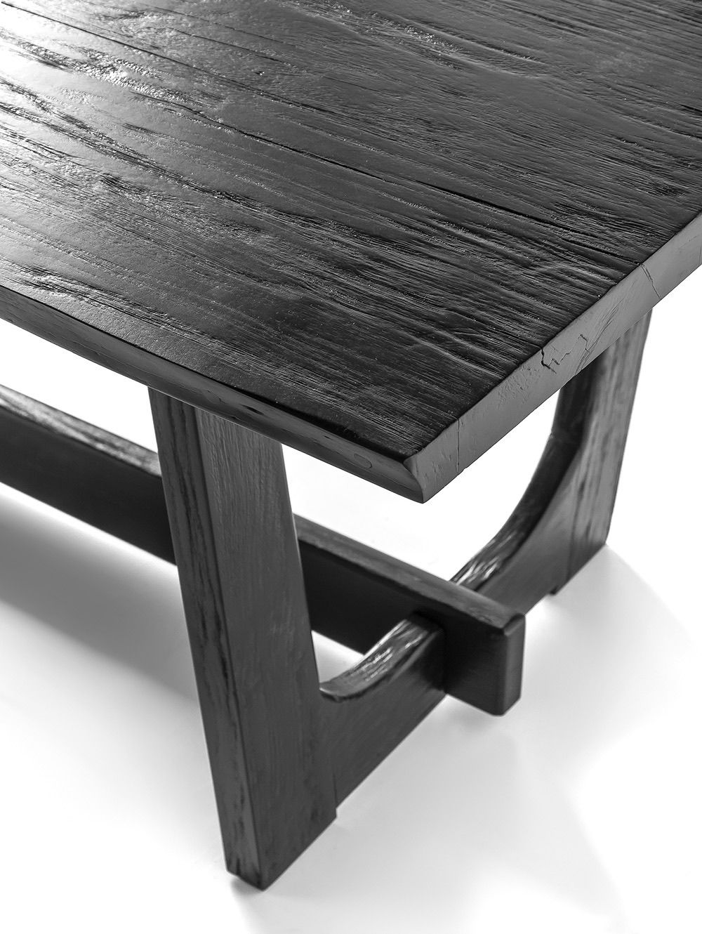 MESA DE COMEDOR OSLO NEGRO 110x210