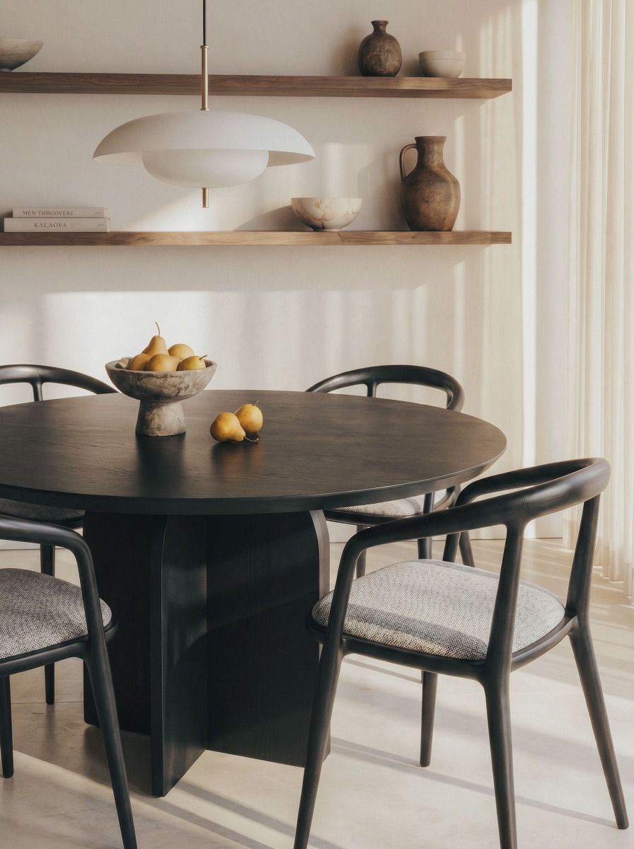 MESA COMEDOR PREGUI BLACK 120D