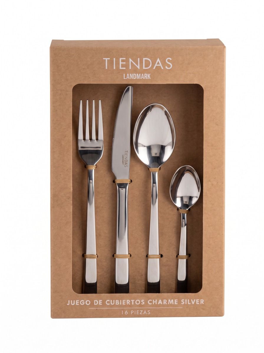 SET CUBIERTOS 16 PZS CHARME