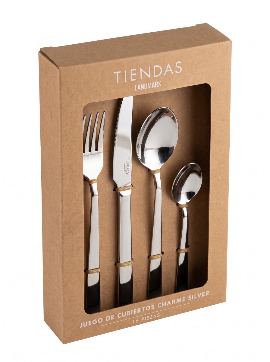 SET CUBIERTOS 16 PZS CHARME