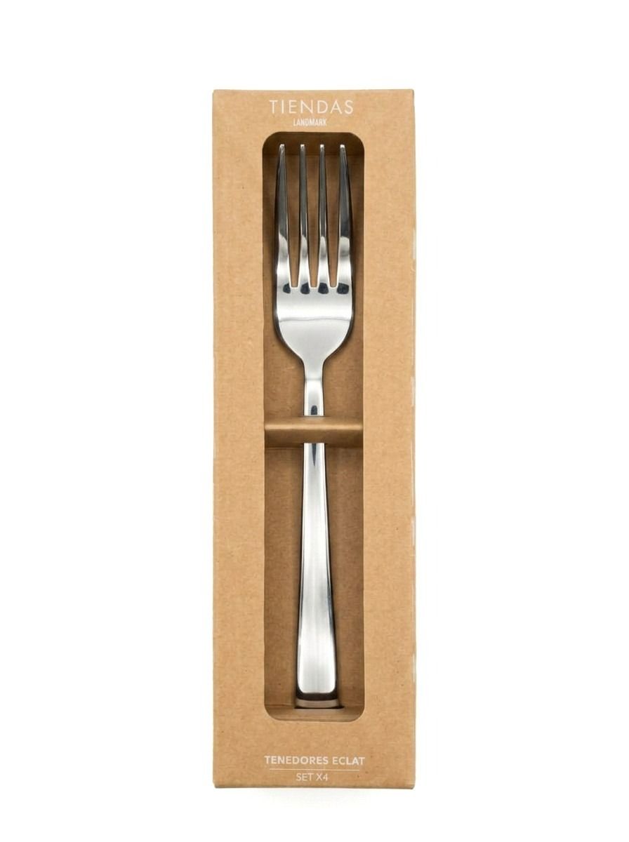 SET CUBIERTOS TENEDOR 4 PZS ECLAT SILVER