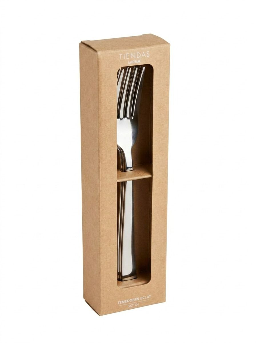 SET CUBIERTOS TENEDOR 4 PZS ECLAT SILVER